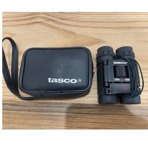 Vintage Tasco Sports Binoculars 8 X 21 With Fully Coated Optics #165RB W/ Case